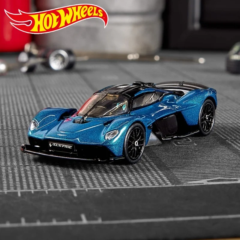 Novas rodas quentes genuínas rlc 1/64 aston martin valkyrie modelo de simulação carro de brinquedo presentes de feriado colecionáveis ornamentos de mesa