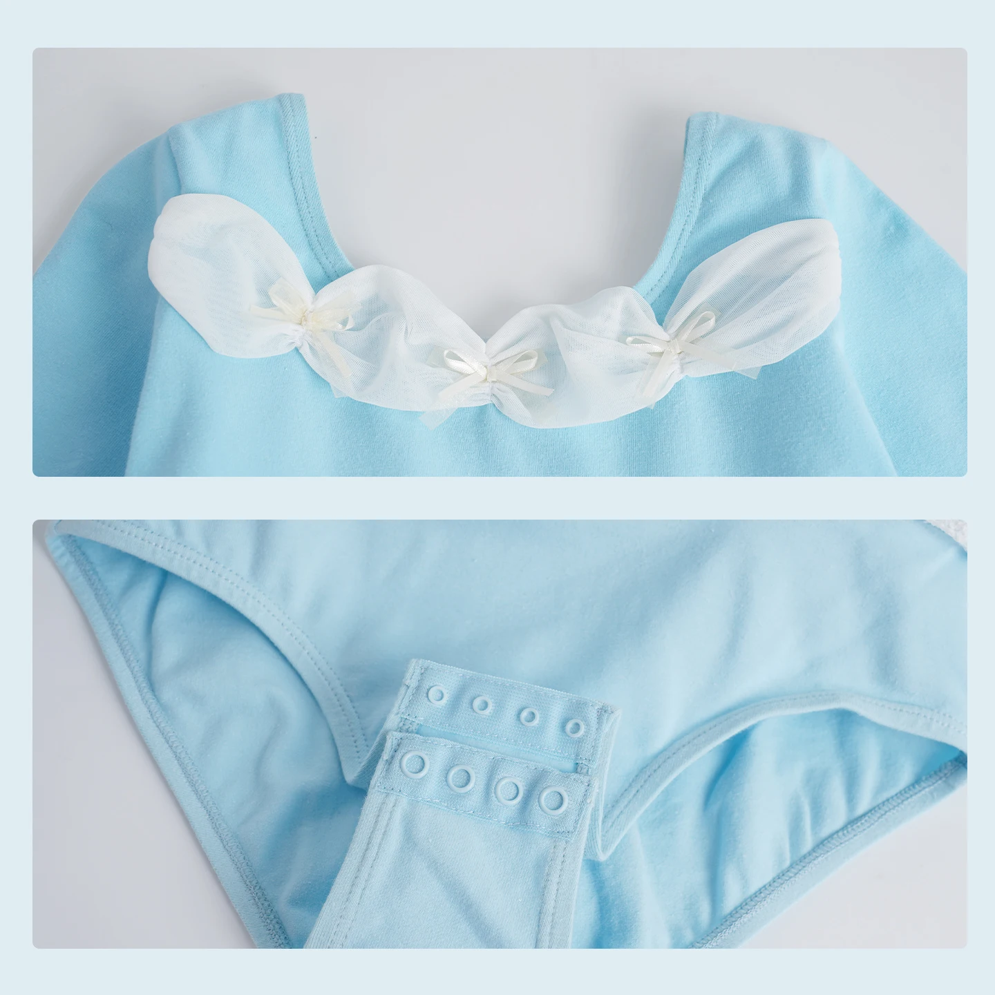 Robe Tutu de Ballet pour filles, jupe bouffante en Organza papillon, jupe en maille, manches longues bouffantes, Costumes de justaucorps de danse et de gymnastique pour enfants