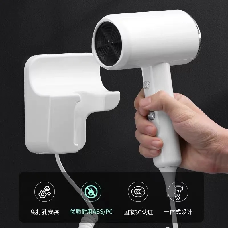 Wall-mounted hair dryer without punching, high-power household wind power, toilet air duct for residential accommodation