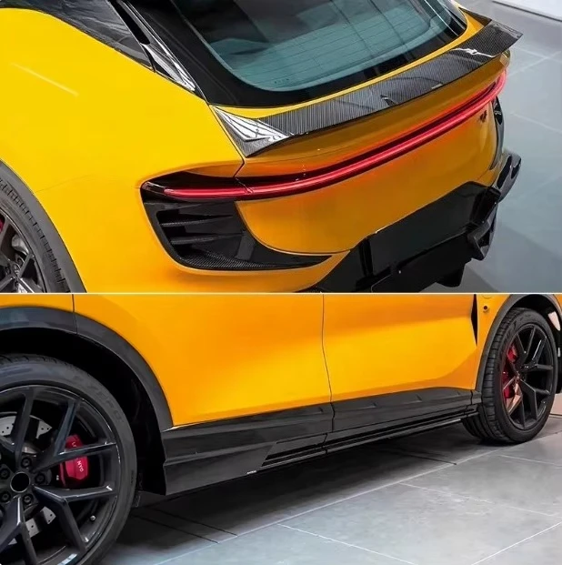 YICKU High Quality Body Kit for Lotus Eletre Upgrade PK Body Kit Front Lip Side Skirts Spoiler Rear Diffuser Dry Carbon Fiber