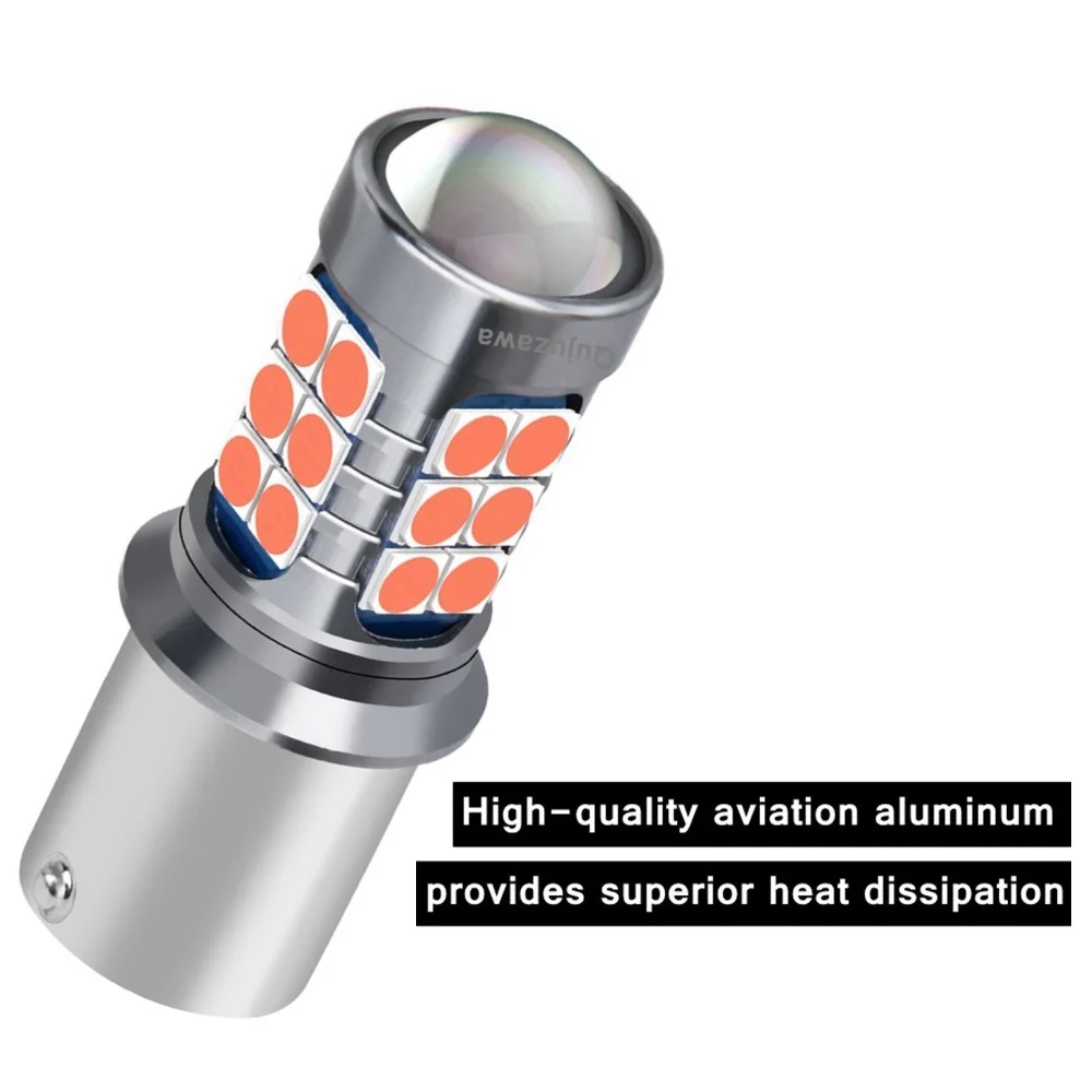 2 قطعة P21W LED P21/5 واط Led لمبات 1157 BAY15D PY21W BAU15S 1156 BA15S R5W السوبر مشرق سيارة الفرامل ضوء السيارات احتياطية عكس مصباح 12 فولت