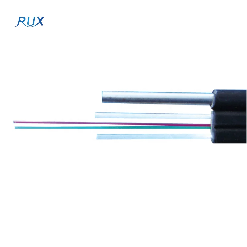 GJXFH 4 Core FTTH Indoor Drop Cable Fiber Optic Cable With LSZH/PVC Jacket