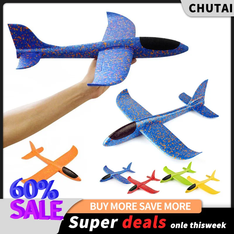 Brinquedo de avião de espuma infantil, planador voador, lançamento de mão, avião isopor, jogo ao ar livre, modelo de aeronave, aeronave divertida,