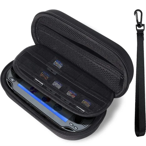 A33T-caja de almacenamiento portátil, bolsa organizadora de carcasa dura, a prueba de golpes, impermeable, a prueba de polvo para PS Vita 1000/para PSV 2000