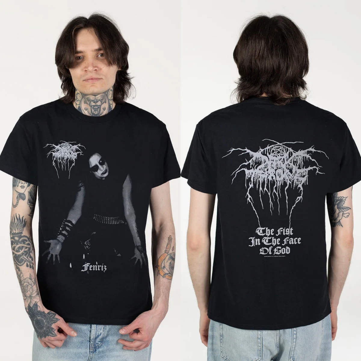 Hot Darkthrone Graphic Cotton T-shirt Unisex Summer Short Sleeve Fashion Brand Tee Luxury Casual Vintage Retro Tees