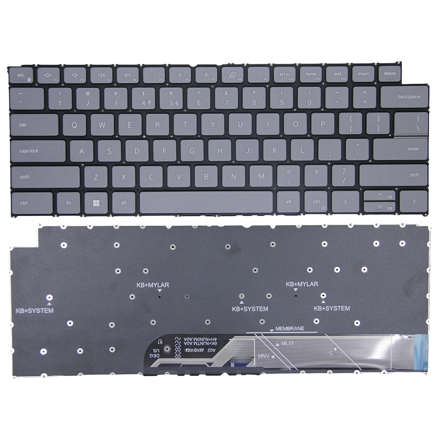 forDell Latitude 3320 3330 3420 3430 P144G P171G P119F Keyboard No Backlight