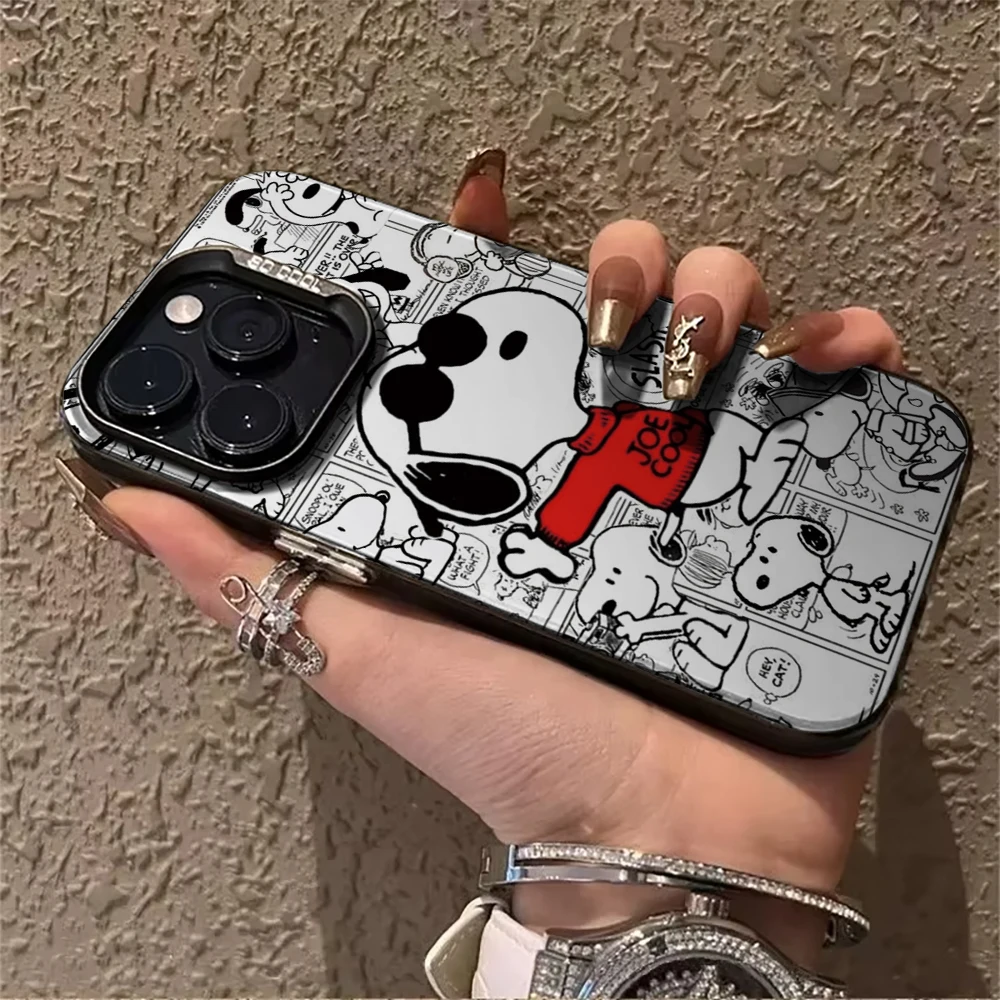 حافظة لهاتف آيفون 16 15 14 13 12 11 XS X XR Mini Pro Max Plus 16E ملونة مضادة للسقوط غطاء صلب #2