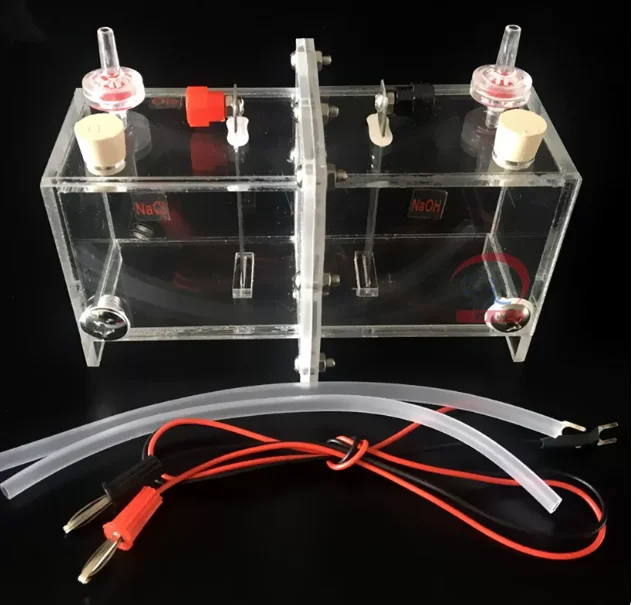 26063 Electrolyzer Demonstrator Ion Exchange Membrane Without Platinum Electrode Chemistry Experiment Teaching Instrument