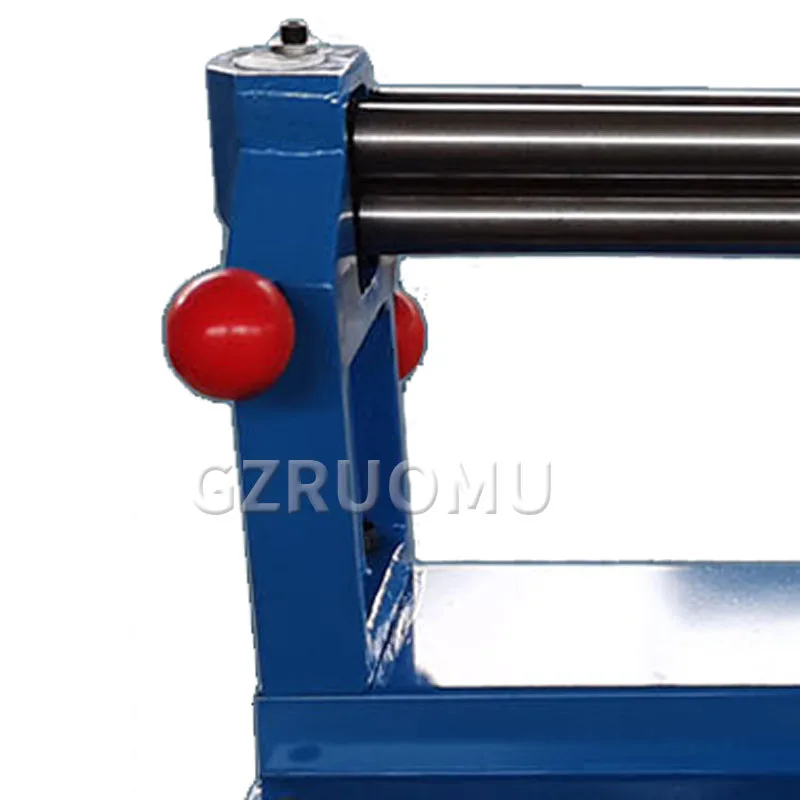 SJ305 Manual Sheet Metal Plate Rolling Machine 305MM Iron Aluminum Bending Molding Roller Press Reel Rounding Bender Steel Plate