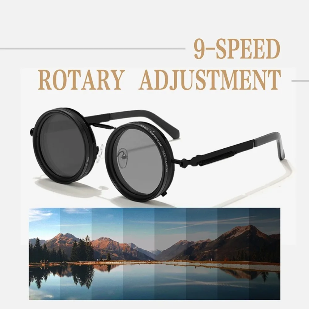 Fashion ND2-400 Adjustable Dimming Glasses ND Filter 9 Level Sunglasses UV400 Fishing Sunglasses Driving