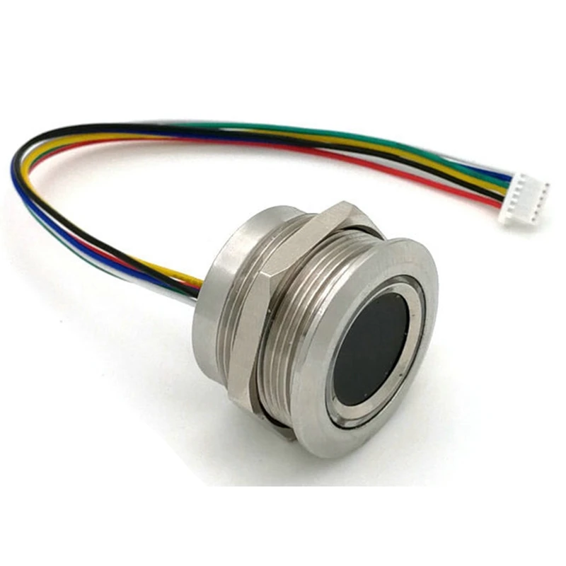 

R503 Circular Round Ring Indicator LED Control DC3.3V MX1.0-6Pin Capacitive Fingerprint Module Sensor Scanner