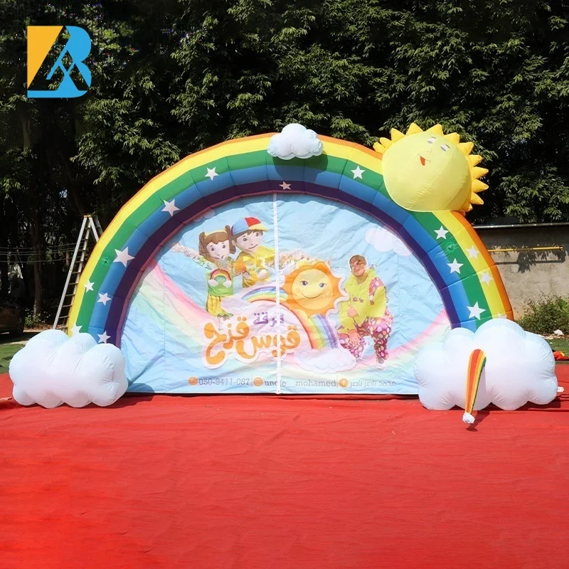 Arco de festa grande e atraente personalizado para brinquedos de decoração de planejamento de eventos