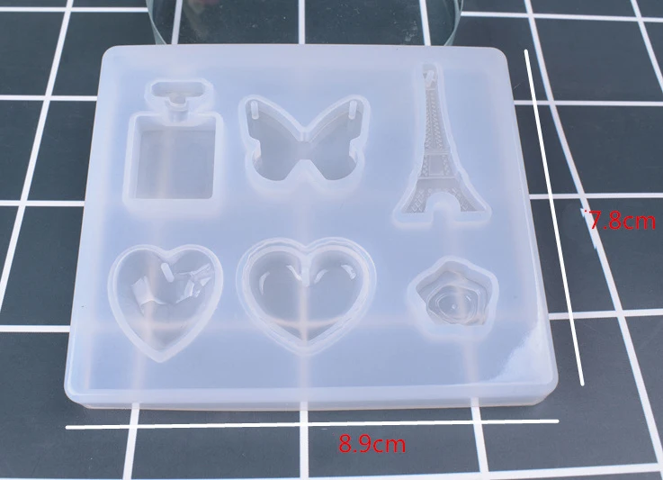 Necklace Pendant Silicone Mold Drop Butterfly Tower Handmade DIY Jewelry Making Casting Tool Epoxy Resin Silicone mold