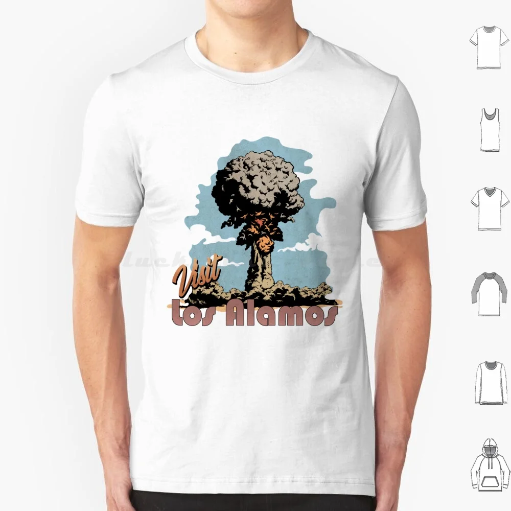 زيارة لوس ألاموس-أوبنهايمر تي شيرت قطن للرجال والنساء يمكنك صنعه بنفسك طباعة لوس ألاموس أوبنهايمر باربنهايمر سيليان ميرفي فيلم نولان