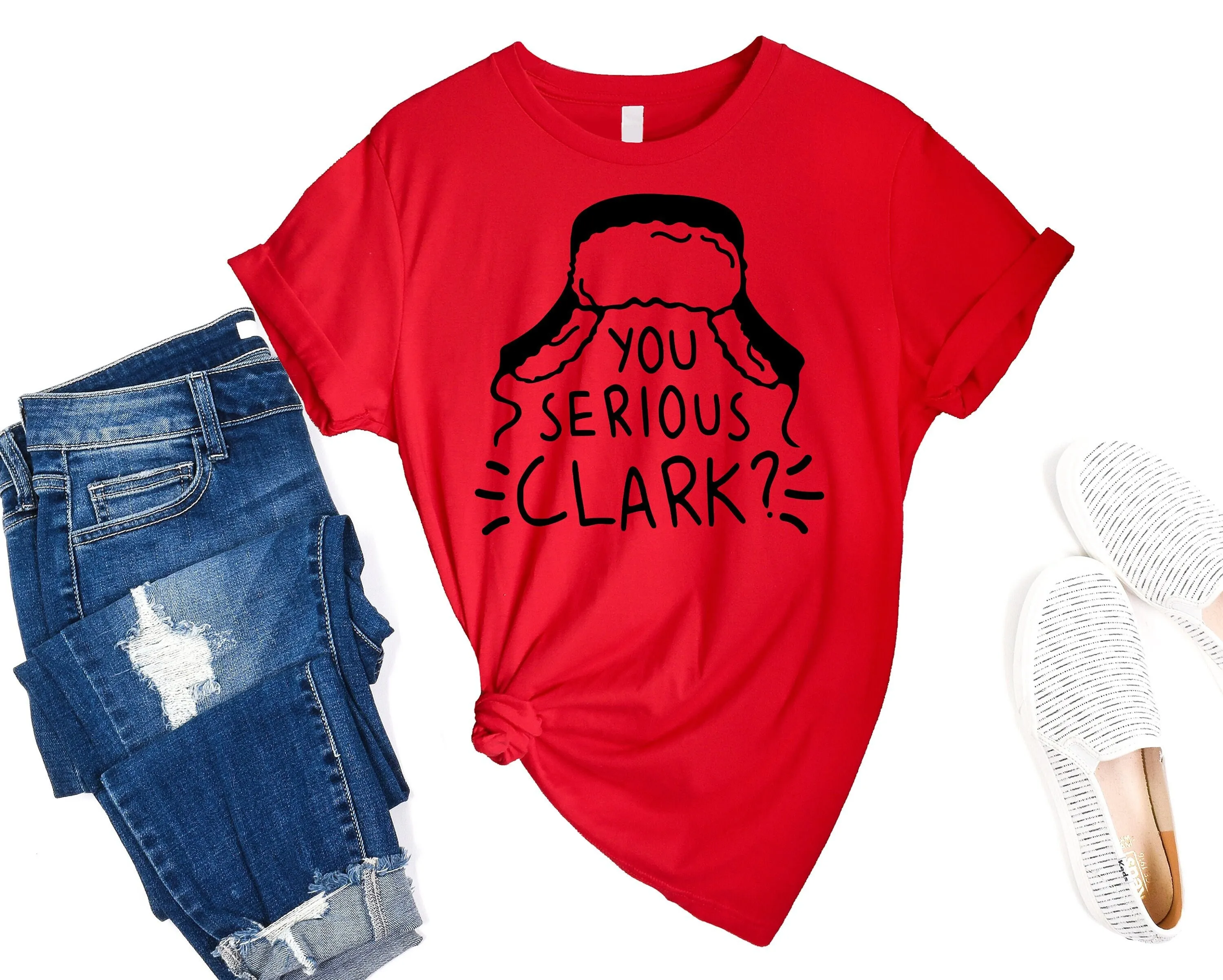 Camiseta You Serious Clark, vacaciones, Navidad, para la familia, Griswold divertido