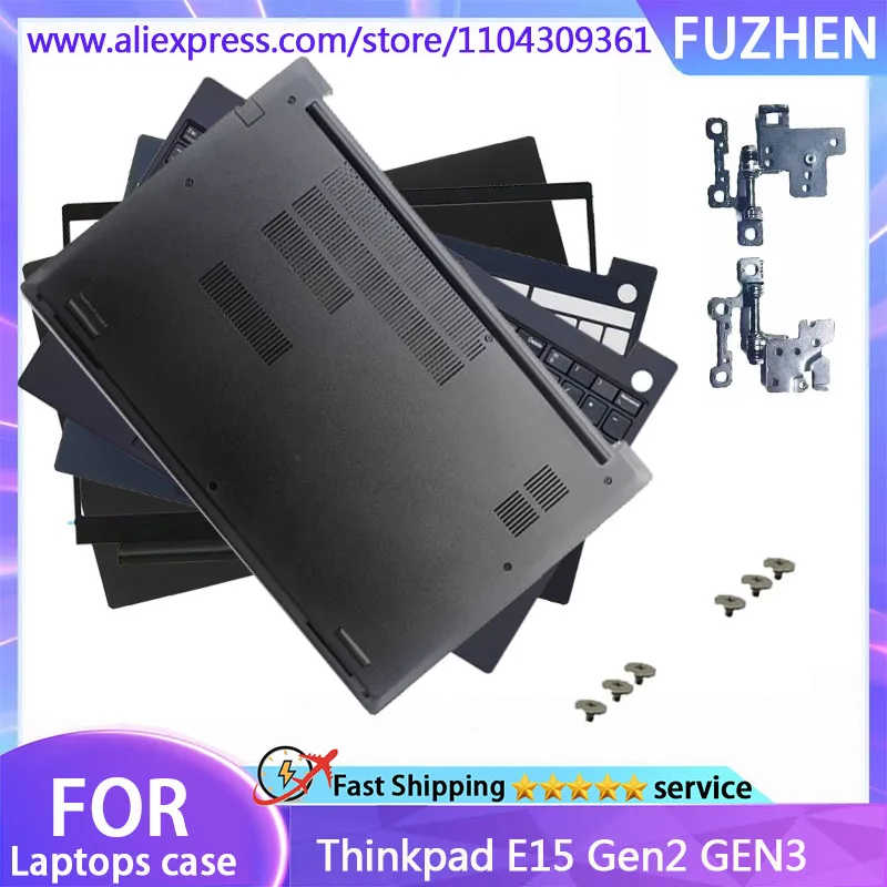 

NEW Cover For Thinkpad E15 Gen2 GEN3 LCD Rear Cover/Top Cover/Front Frame/Palm Pad/Bottom Cover/hinges Black