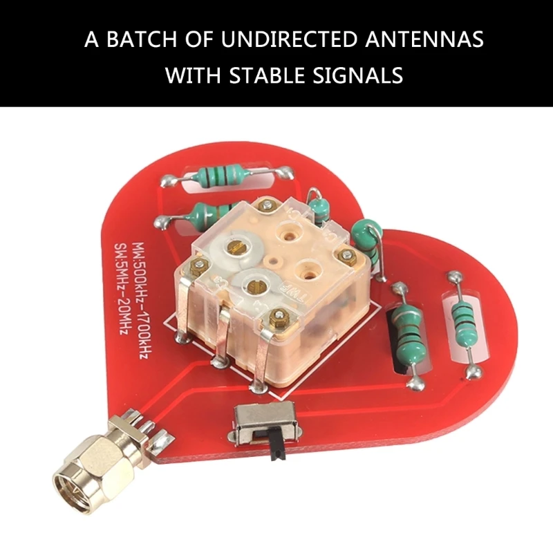 Draagbare MW SW-antennes Midden- en kortegolfantennes voor radio MW 500KHz-1700KHz SW 5MHz-20MHz