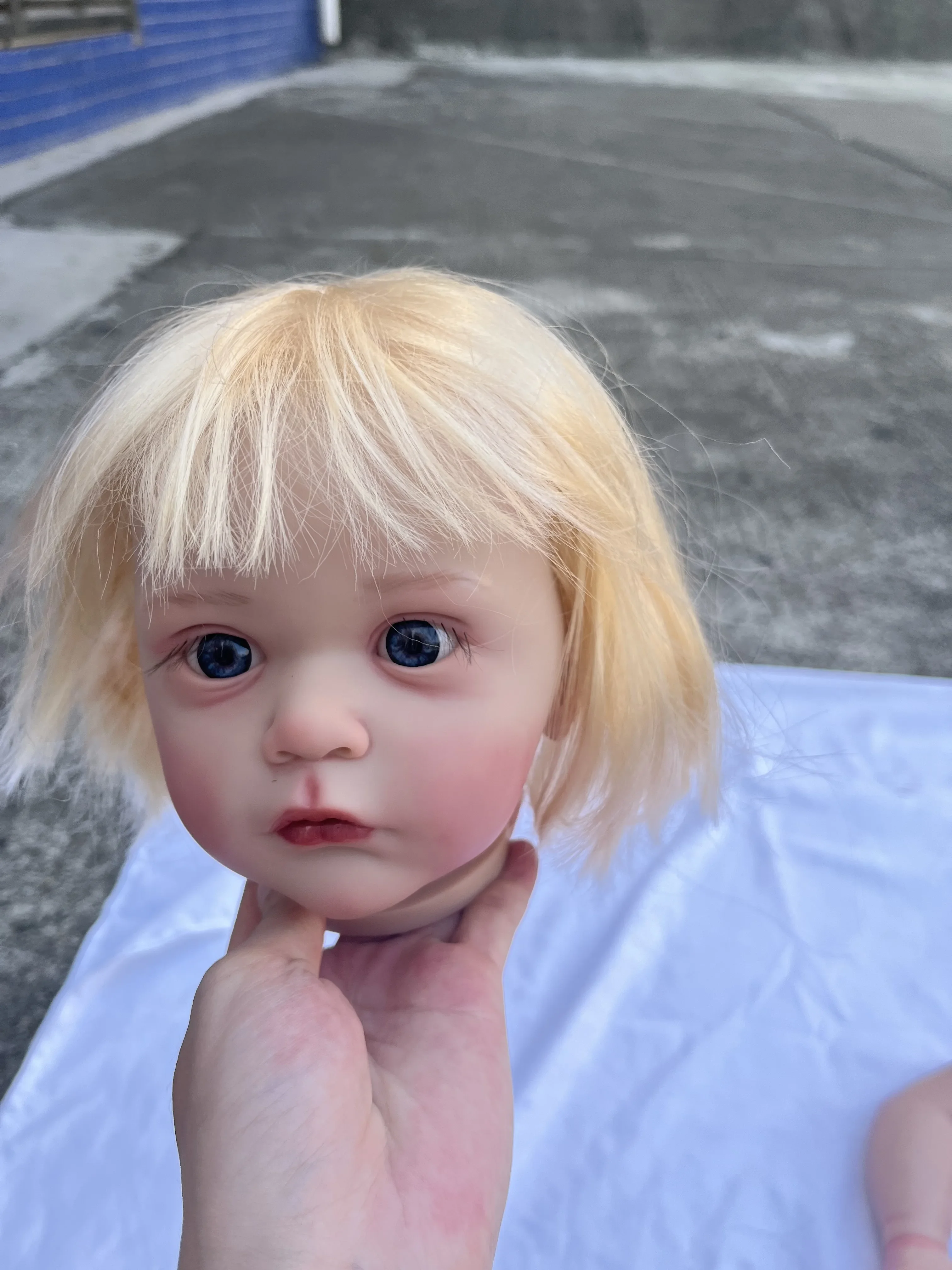 DLS Customized Limited Supply 24inch Reborn Baby Mattia With Hand-Rooted Hair Real Pics DIY Part Christmas Gift