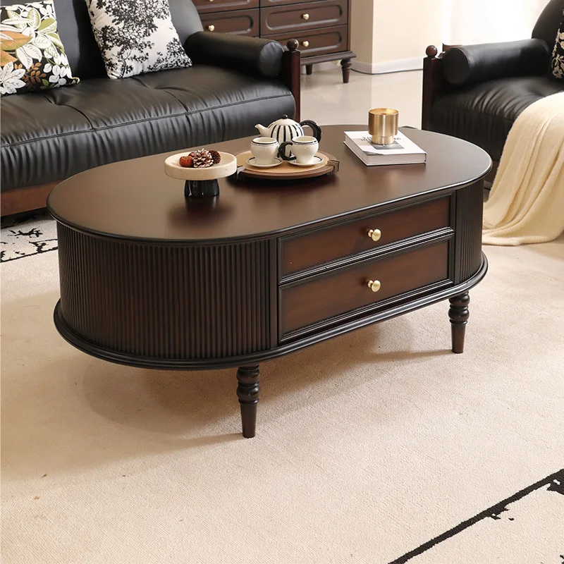 LMMM solid wood leather sofa first layer cowhide 123 combination living room antique straight row four people princess