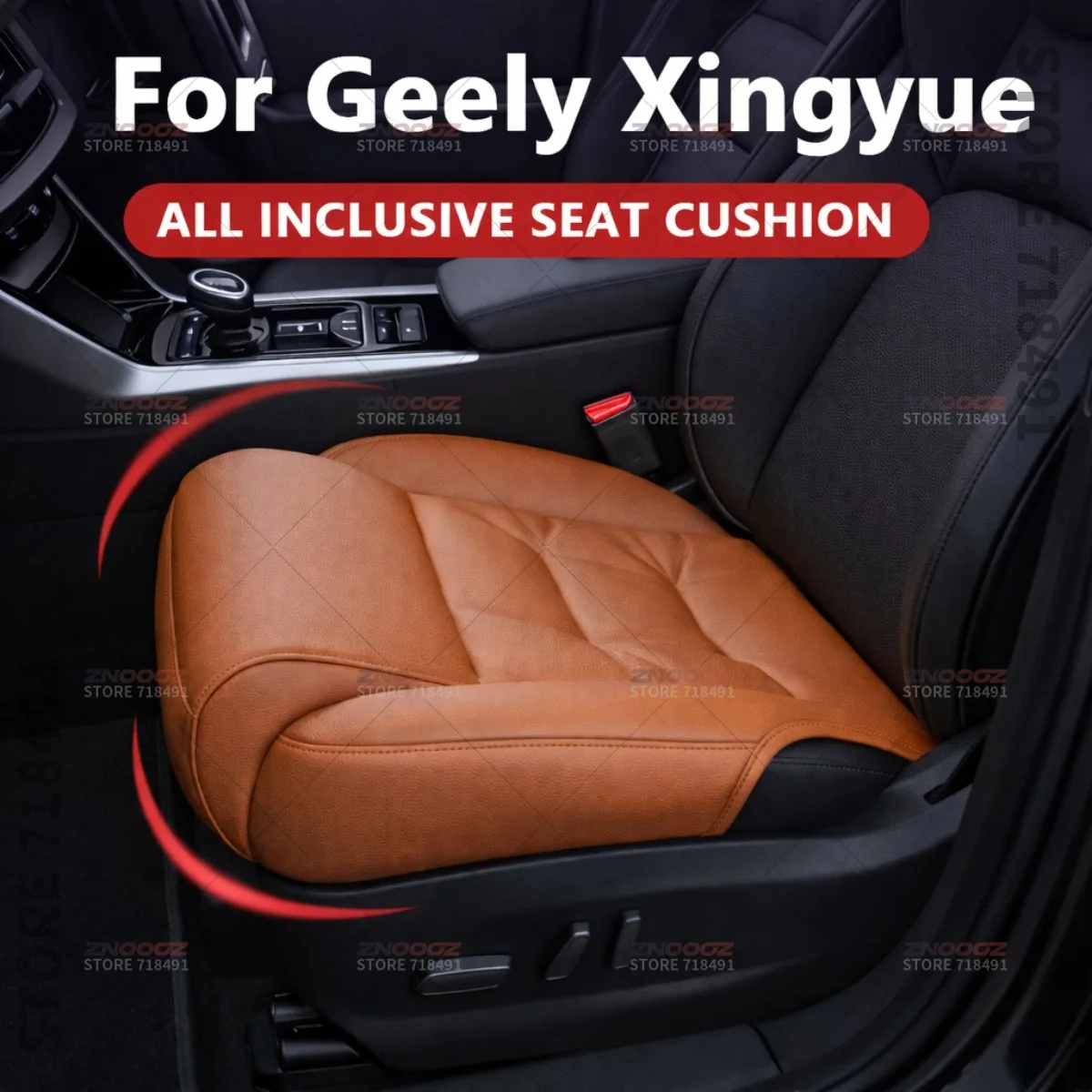 For Geely Xingyue Car Seat Leg Support Extension Seat Cover Memory Foam Extender Cushion Interior Accessories