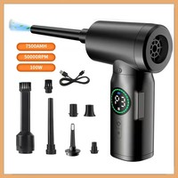 Xiaomi 2 In 1 Air Blower Compressed Air Duster Protable Vacuum Cleaner Cordless 50000 RPM USB 7500mAH Can Charge Other Devices