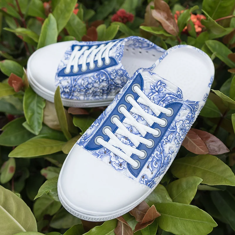 Women's Fashion Clogs Sandals Summer Breathable Flats Home Slippers Water Shoes Anti-Slip Slippers