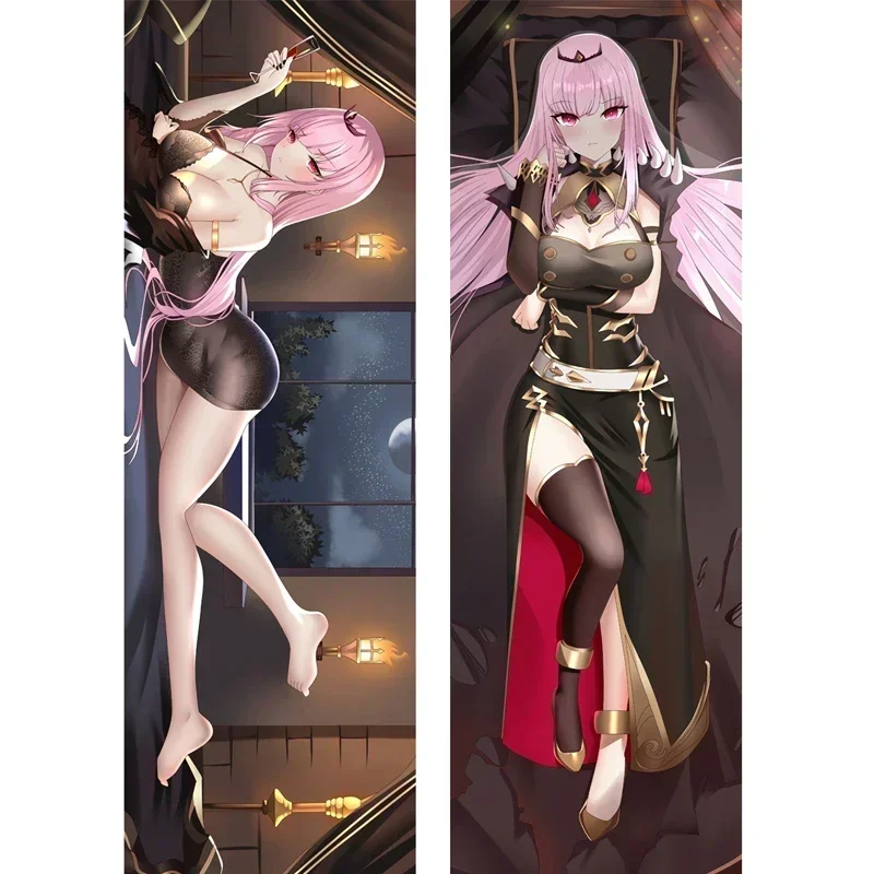 60x180cm Gawr Gura Vtuber Hololive przytulna poszewka na poduszkę Dakimakura okładka Anime Girl Waifu poszewka na poduszkę poduszka