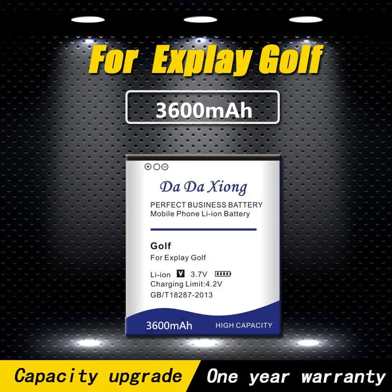 New High Quality 3600mAh Explay Golf Battery for mobile phone