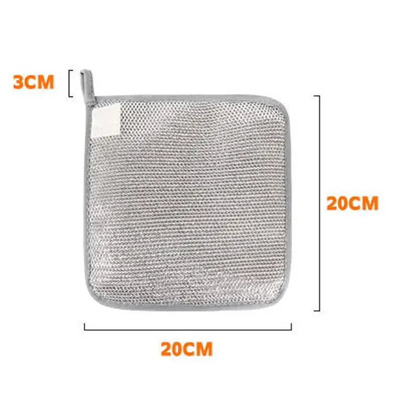 5PCS Multipurpose Reusable Non-Scratch Wire Dishcloths