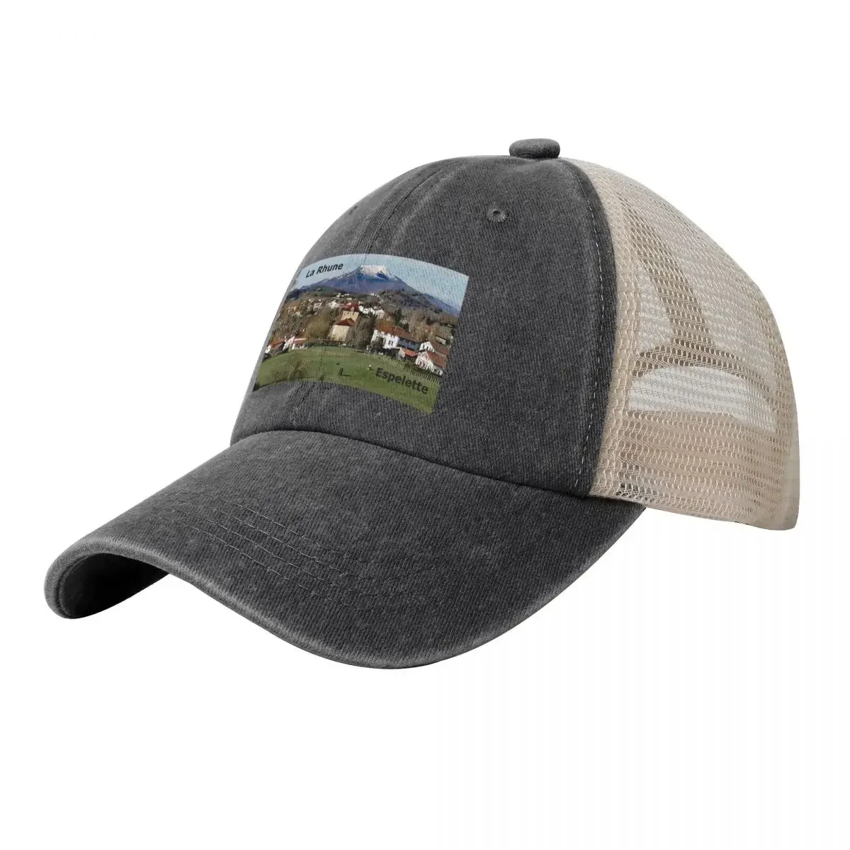 La Rhune and the Village of Espelette Baseball Cap Rugby hard hat Hood Men Golf Wear Women's