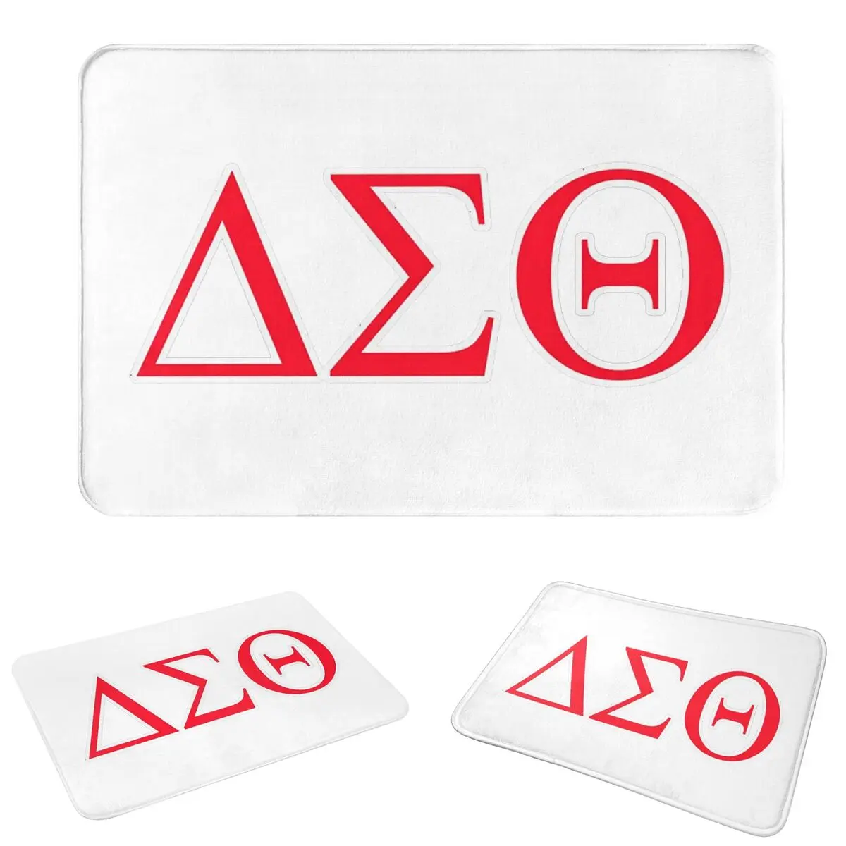 Delta Sigma Theta Sorority Anti-slip Doormat Floor Mat Water oil proof Carpet Rug for Kitchen Entrance Home Bathroom Footpad Mat
