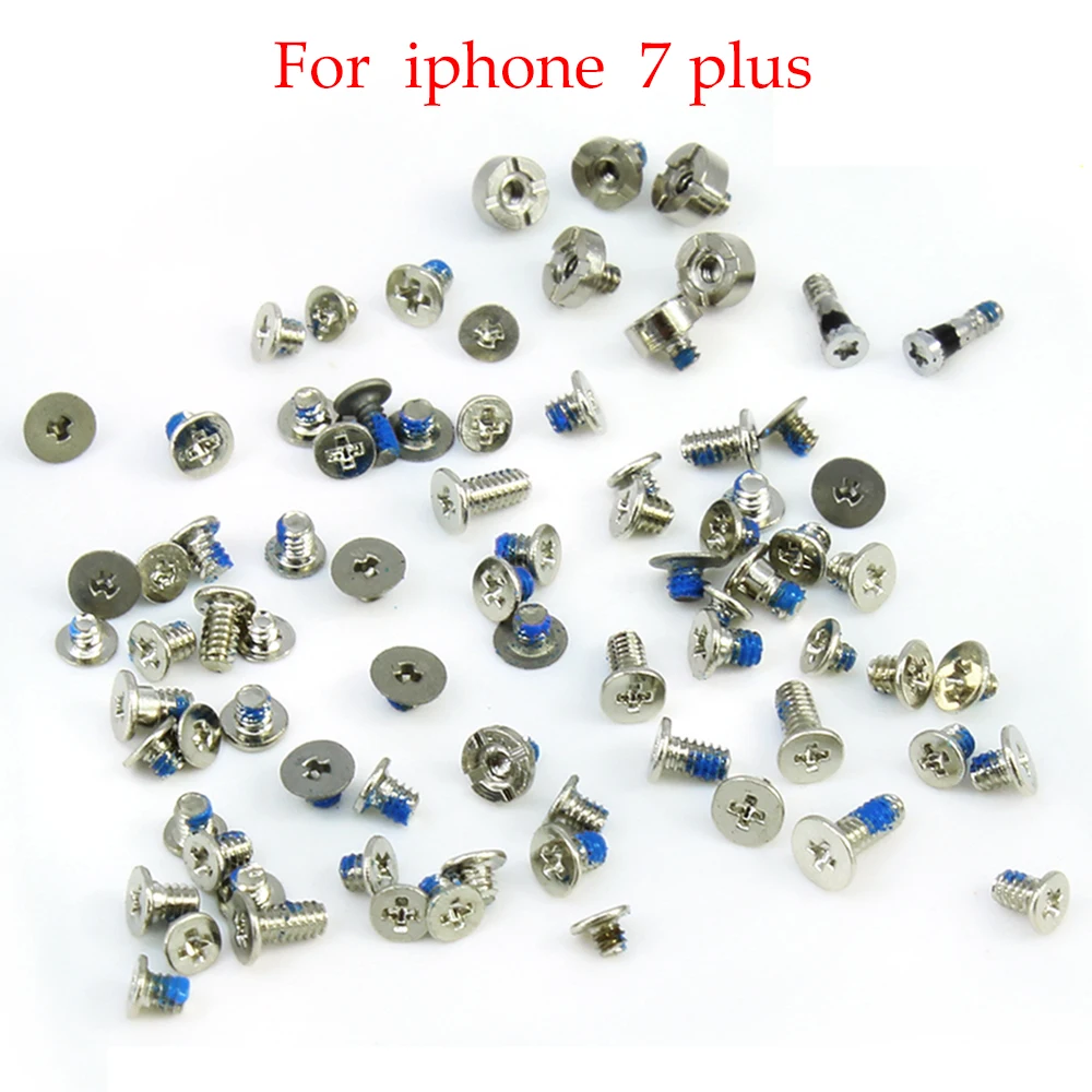 Full Screw Set For iPhone X XS Max XR Repair Bolt Complete Kit Replacement Repair Parts For  Tails Screw For 4/5/6/7/8P Max