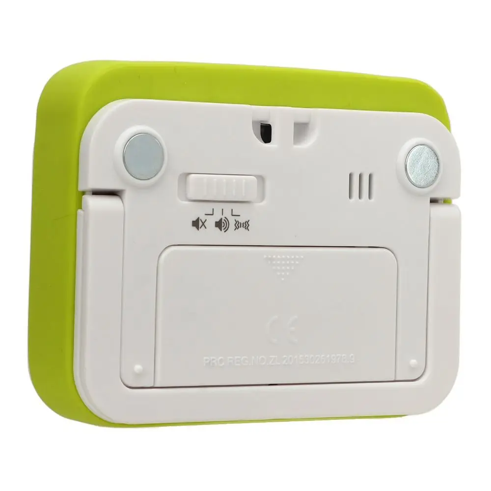 Durable Mute Digital Timer Alarm Clock Silicone Buttons Magnetic Digital Timer Alarm Clock Learning
