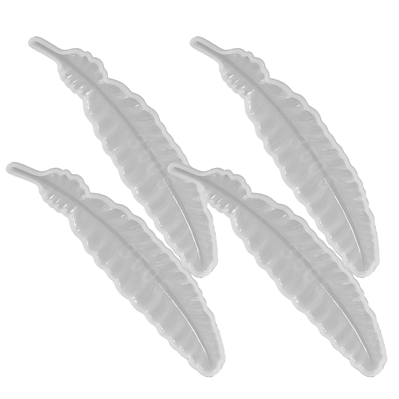 

4Pcs Silicone Mold Durable Flexible Craft Making Mold DIY Epoxy Resin Bookmark Casting Handmade Mould Tools