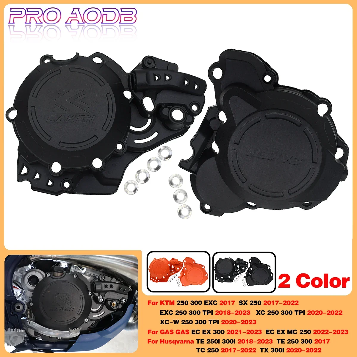 

Motorcycle Engine Cover Clutch Magneto Protector For KTM 250 300 EXC SX XC XCW XC-W TPI 2017-2023 For GASGAS EC EX MC 2021 2022