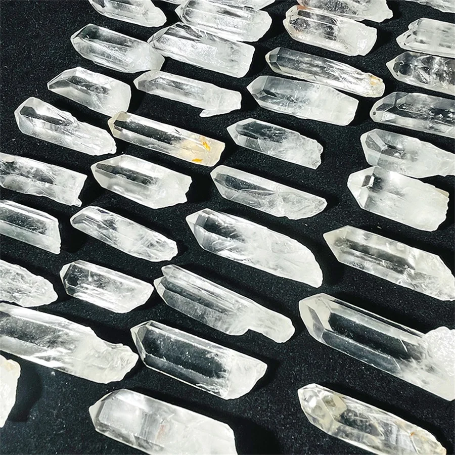 50g/100g Natural Clear Quartz Crystal, Clear Quartz Crystal Point,Free Standing Crystal,Imperfect Bulk Crystals White Quartz