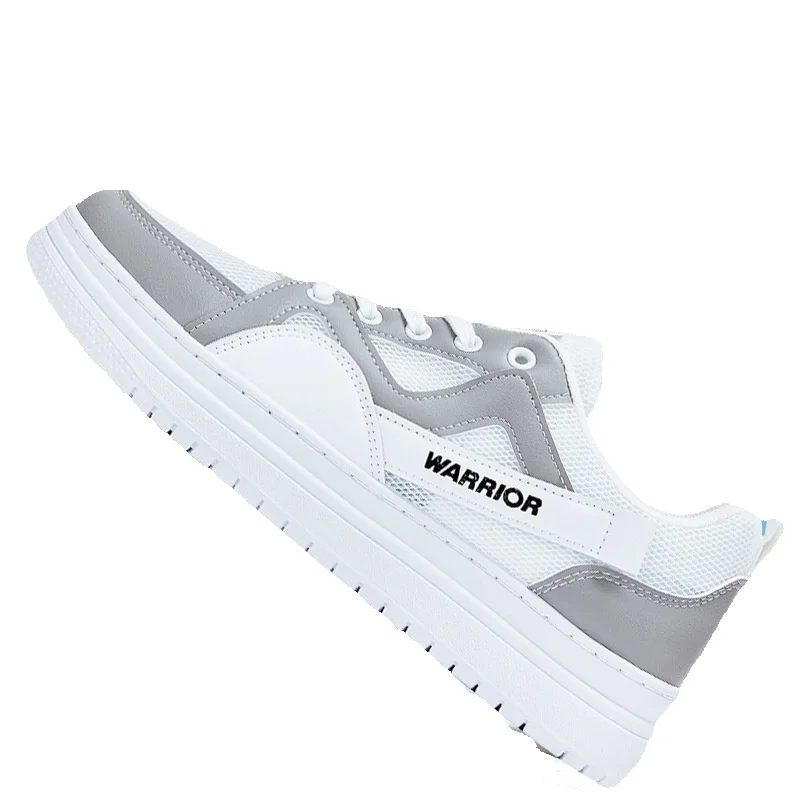 Pull-back Shoes For Men, Mesh Panel Shoes, New Spring-summer Breathable White Shoes For Men, Versatile Sports And Casual Shoes For Men_vogvips.com