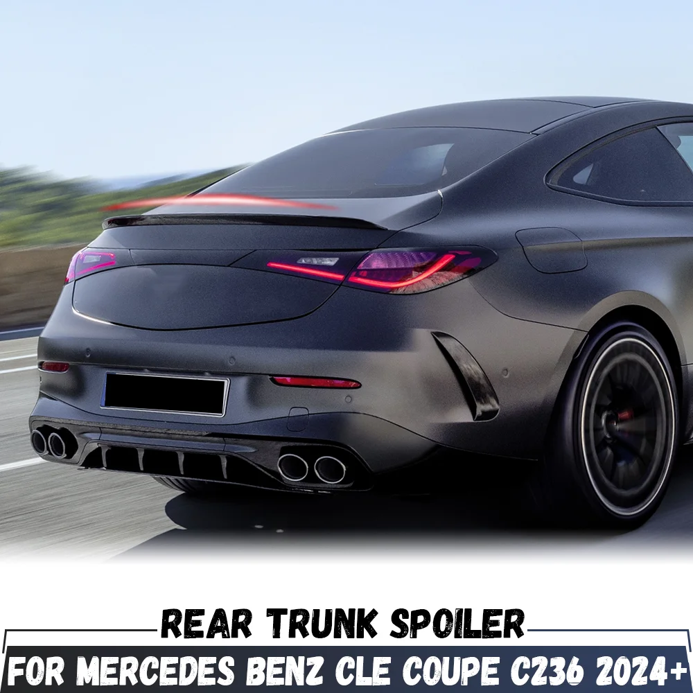 

Rear Trunk Spoiler Tail Wings Fixed Wind Spoiler For Mercedes Benz CLE Coupe C236 CLE260 CLE300 CLE53 2024+