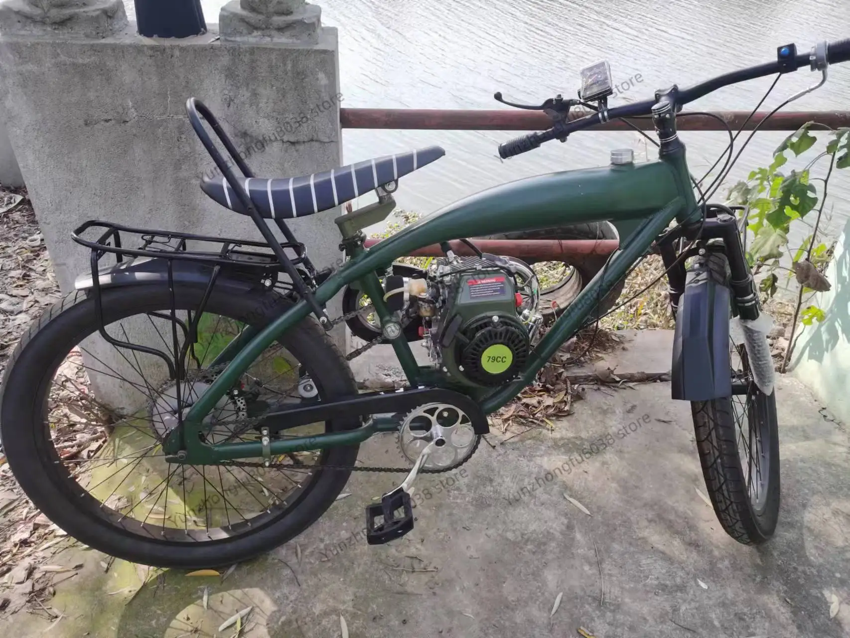 100cc /110cc 2-Takt Fahrrad-Benzinmotor Elektrofahrrad Mountainbike Pocket  Bike Komplettes Motorenset - AliExpress 1420