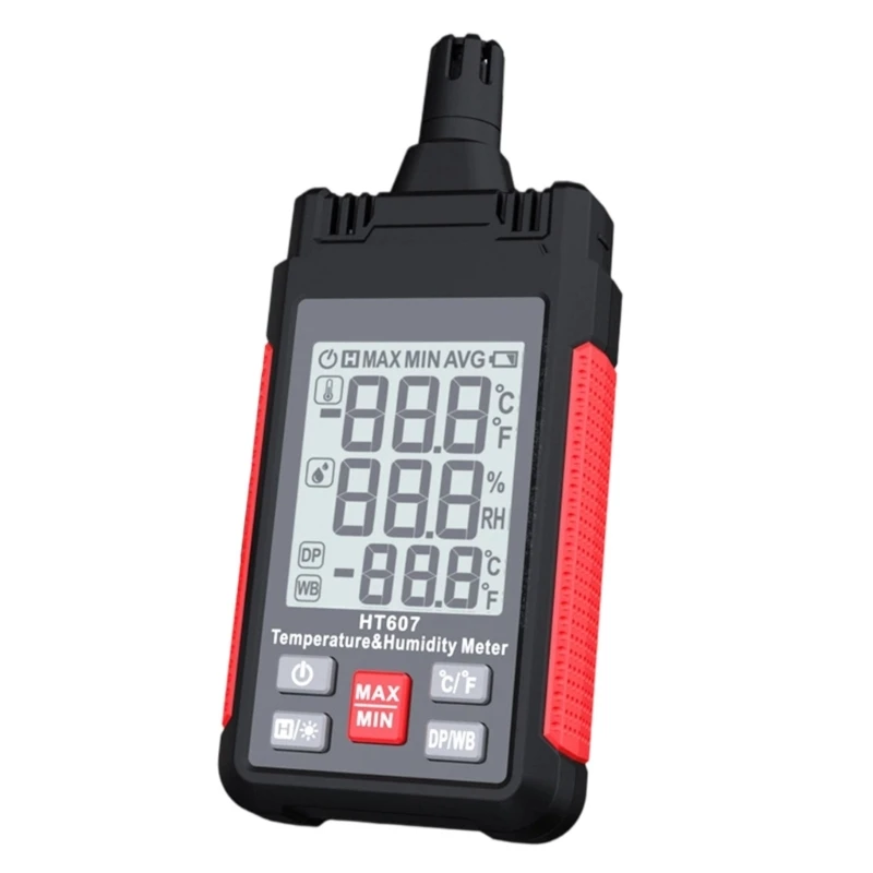 

T3LB Digital Hygrometer with Protector Cover for Indoor Outdoor Use