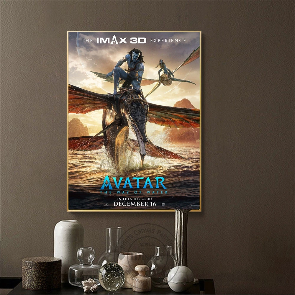 Avatar 2 Film Poster 2022 The Way of Water Prints On Canvas Painting Classic Fantasy Movie Wall Art Picture Room Home Decoration
