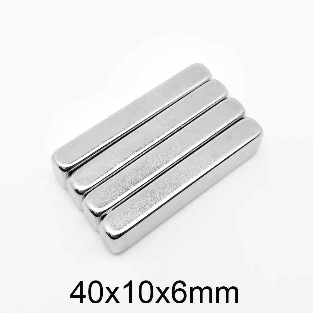 40x10x6mm Quadrate Magnet 40x10x6 Block Powerful Strong Magnets 40*10*6 For Home Refrigerators, Offices DIY