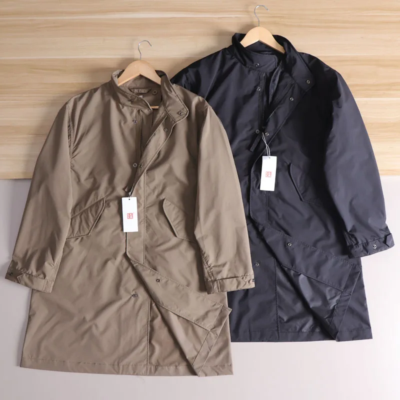 

Легкая ветрозащитная мужская и женская свободная повседневная одежда средней длины для улицы, весенняя тонкая верхняя одежда Faion Urban Sle