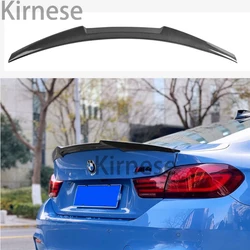 For BMW F36 Spoiler Carbon Fiber And black 4 Series 4 Door Gran Coupe F36 M4 style Spoiler 2014- UP 420i 420d 428i 435i
