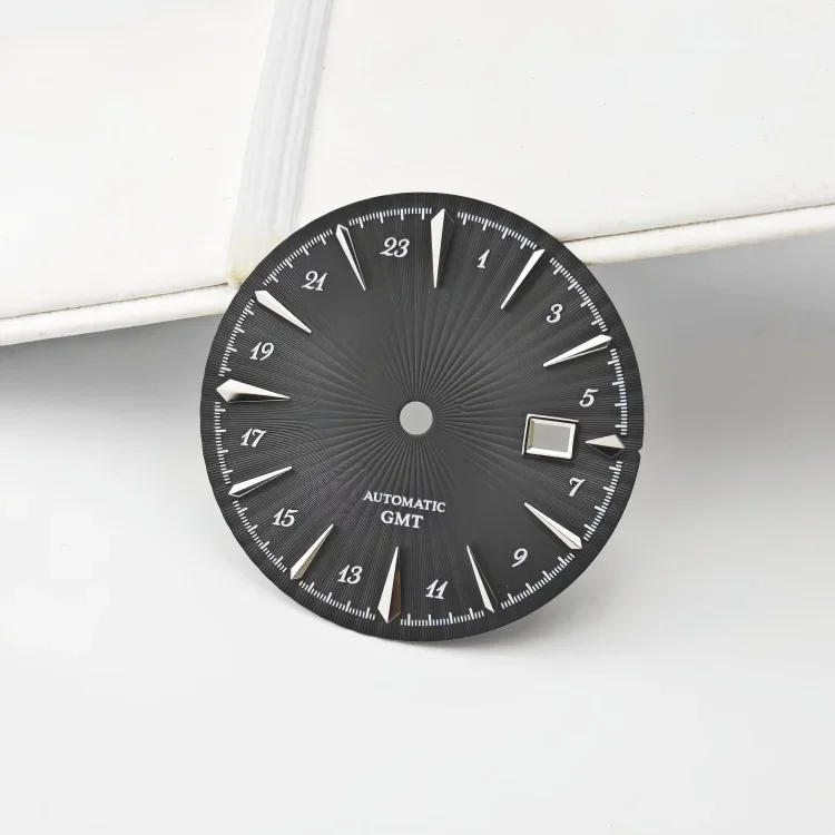 لساعة NH35 GMT ومشاهدة الأيدي لقرص 35 مللي متر تنطبق على ملحقات تعديل علبة الساعة الرجالية لحركة NH34