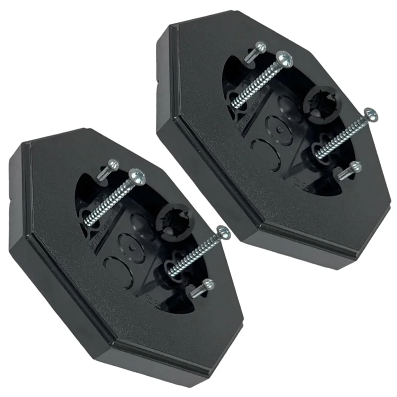 

Mounting Block 8161, Vertical Siding Lamp Octagon Mounting Kit 2 Pack With Built-In Box For Outdoor Smooth Flat