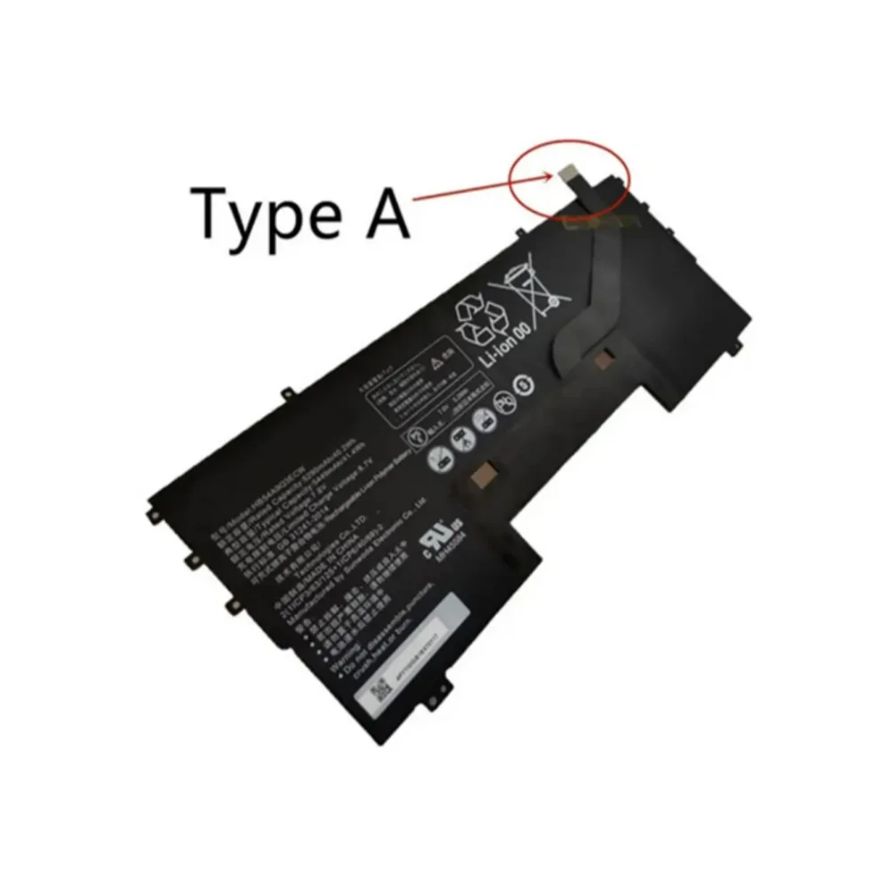 HB54A9Q3ECW 7.6V 41.4Wh 5449mAh Bateria Do Portátil Para Huawei MateBookX WT-W19 WT-W09 WT-WX9 1ICP3/63/125 1ICP3/63/125-2 1ICP6/40/69