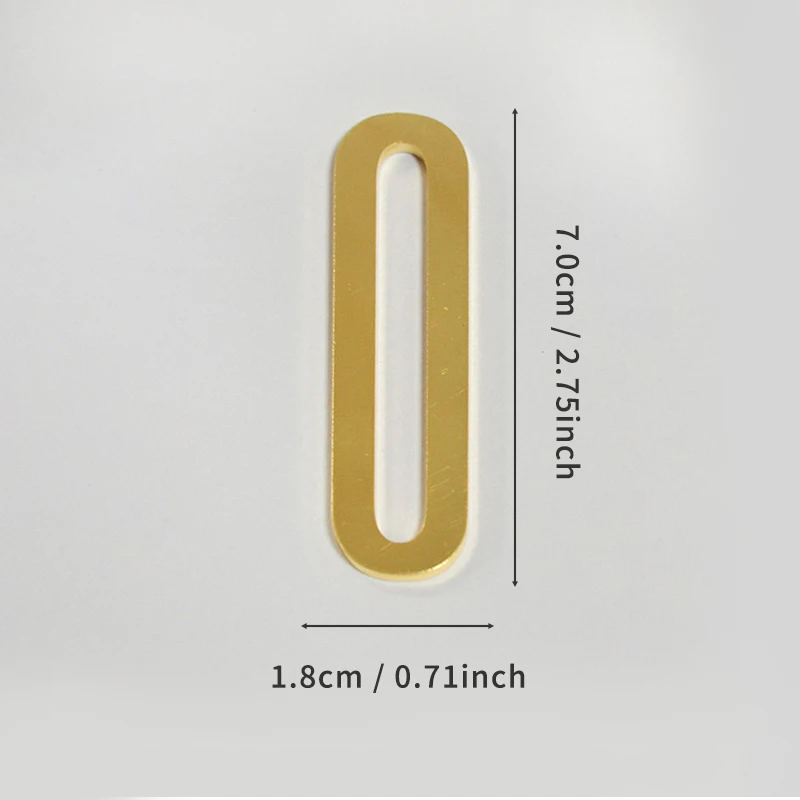 Goldene Türnummer mit selbstklebender Rückseite, 7 cm, Hausnummer aus Metall, Wohnungstürnummer für Outdoor, Hotel, Zuhause, Briefkastenetikett – Detail 7