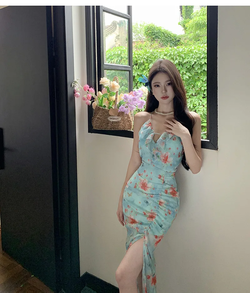 Vestidos sem mangas feminino azul inverno cupro jacquard gola com nervuras em camadas fino-ajuste recepção banquete aniversário formal chique