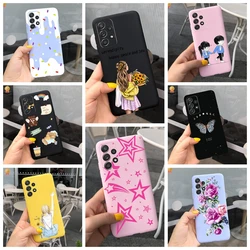 For Samsung Galaxy A23 5G Case Fashion Cute Clear Mate Men Women Soft TPU Silicone Phone Covers For Samsung Galaxy A23 4G Fundas